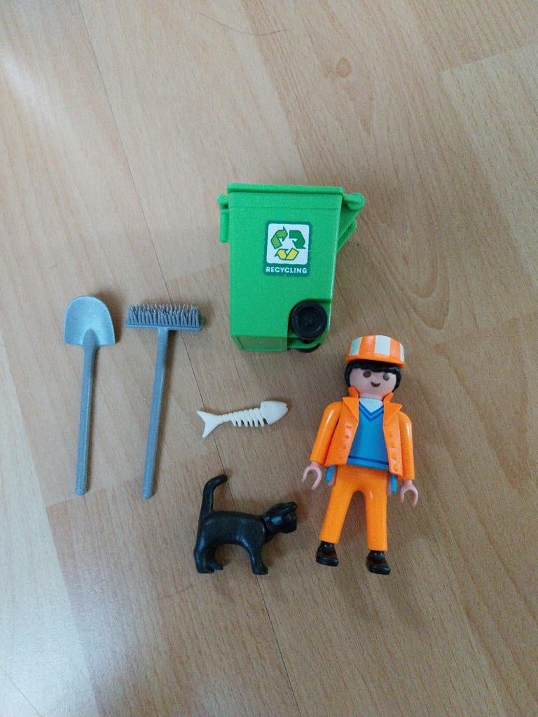 Playmobil 3196 Straatveger COMPLEET, Ophalen of Verzenden