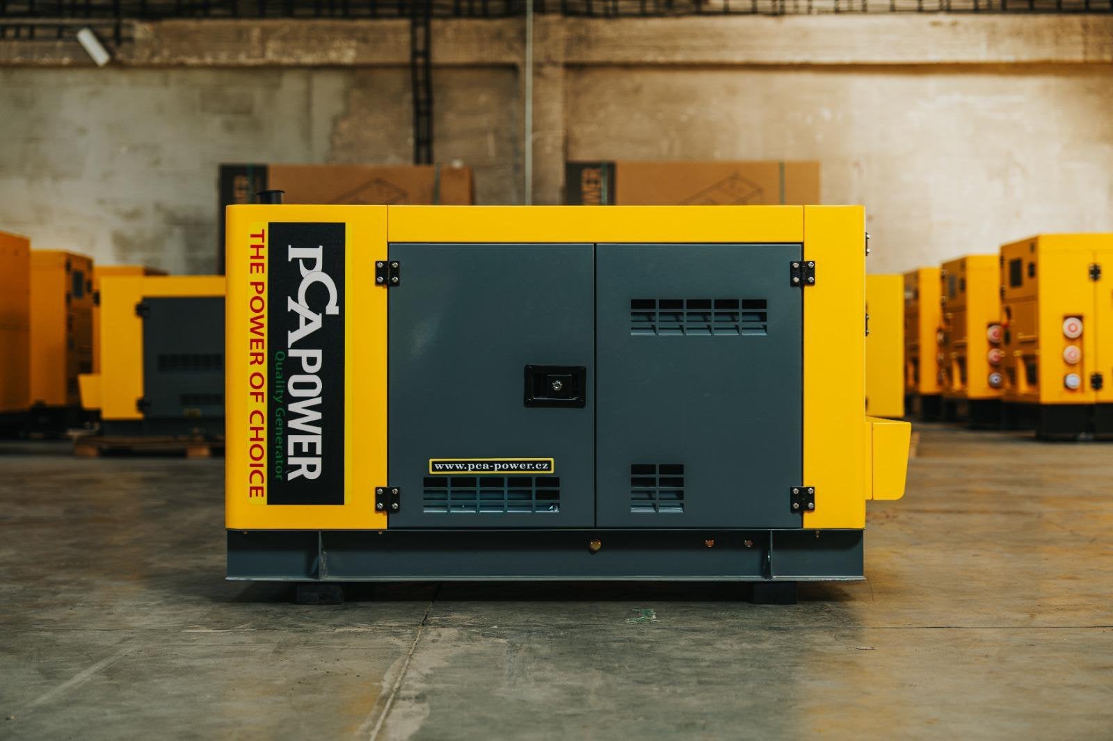 Groupe électrogène PCA POWER PCD-14kVA - Neuf, Bricolage & Construction, Neuf, Enlèvement ou Envoi, 10 à 30 kVA, Démarrage électrique
