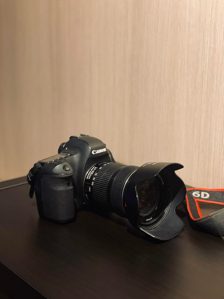 Canon 6D + 24-105 IS STM, Audio, Tv en Foto, Foto | Lenzen en Objectieven, Ophalen, Gebruikt