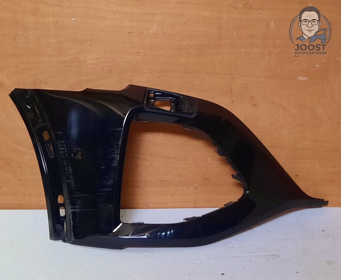 Voorbumper hoek rechts Audi Q8 E-Tron Sportback 4KE807438K, Gebruikt, -, Voor, Bumper