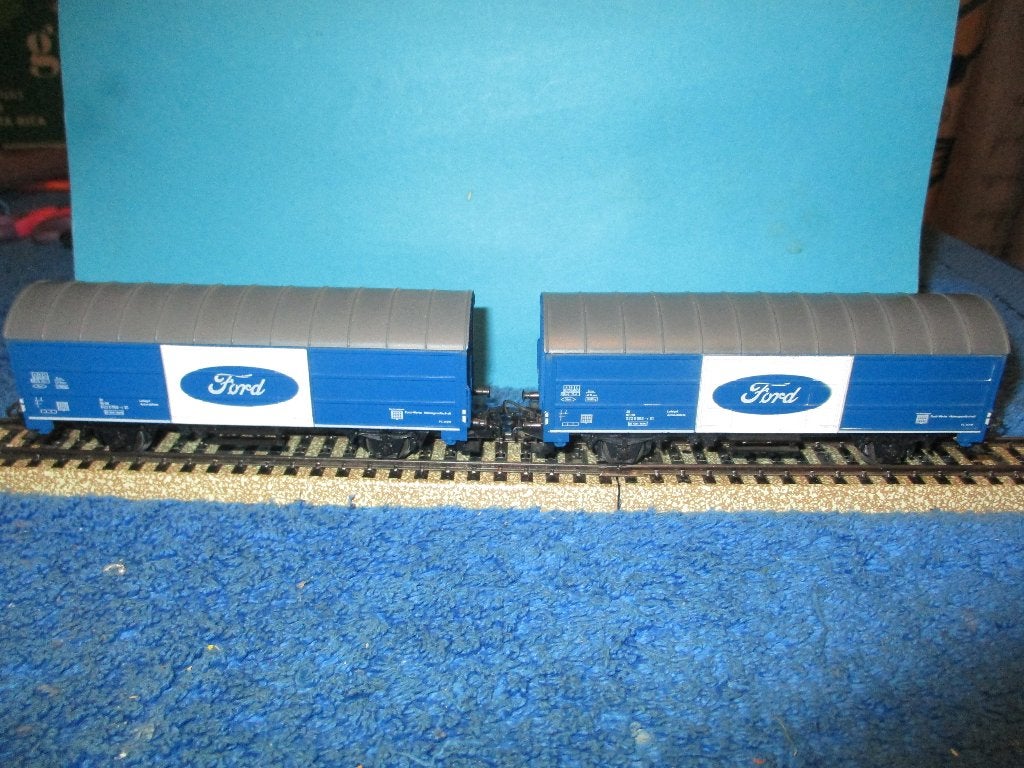 Marklin 2 wagons FORD, Enlèvement ou Envoi, Utilisé, Wagon, Märklin