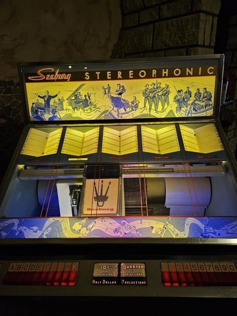 JUKE-BOX SEEBURG  date 1961, Utilisé, 1950 à 1960, Seeburg