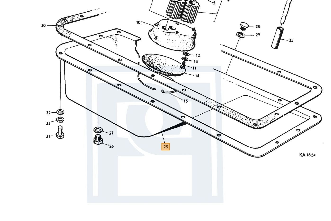 Volvo Carter pan Oil sump pan B18+B20 For Volvo carter  140,, Ophalen of Verzenden, Nieuw, Volvo