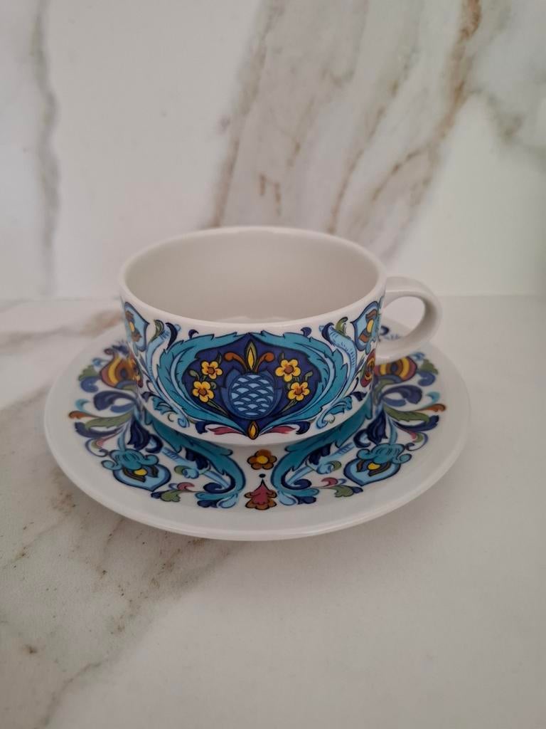 Tasse et soucoupe Villeroy & Boch Izmir (12 pièces), Enlèvement ou Envoi