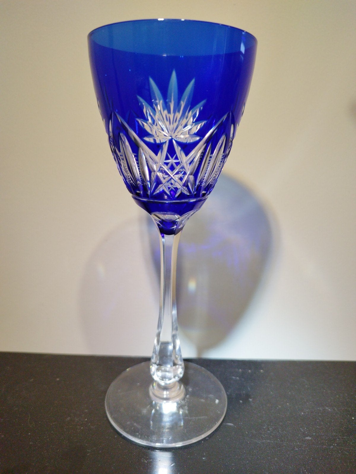 superbe verre en Val Saint Lambert., Enlèvement ou Envoi