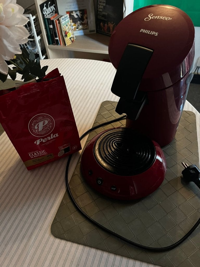Philips Senseo Original HD6553/80 - Koffiepadmachine - Rood, Elektronische apparatuur, Koffiezetapparaten, Ophalen, Gebruikt, Koffiemachine