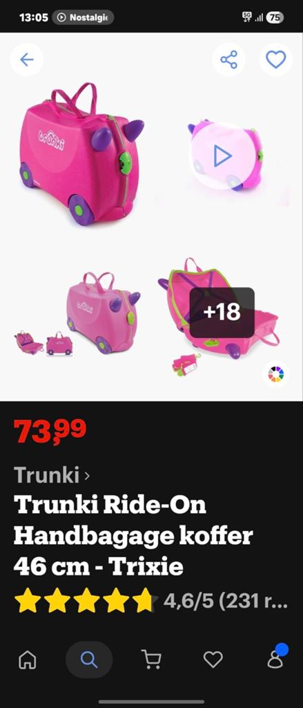 Koffer voor kinderen., Handtassen en Accessoires, Koffers, Ophalen