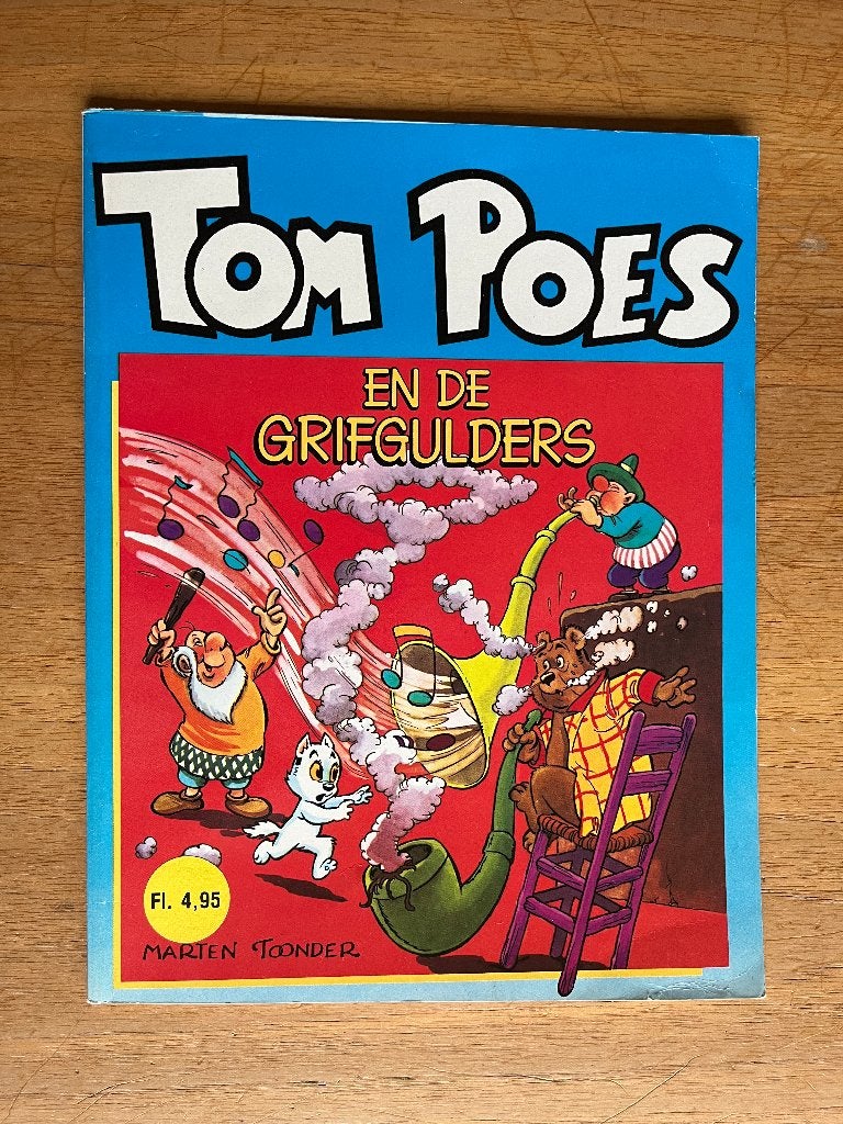 Tom Poes en de grifgulders, Eén stripboek, Ophalen of Verzenden, Gelezen, Marten Toonder
