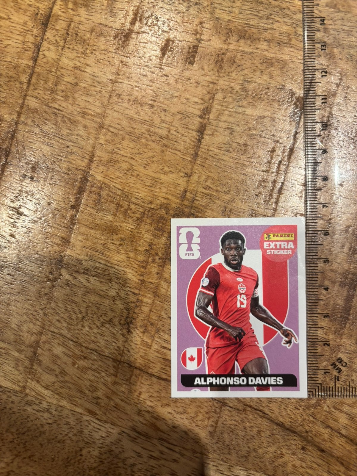 Panini extra sticker - Paars Alphonso Davies, Ophalen of Verzenden