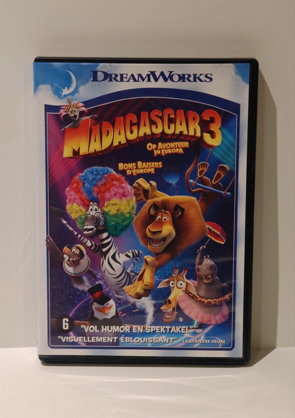 Madagascar 3: Europe's Most Wanted DVD Nederlands gesproken, Bonusmateriaal, Nederlands, Vanaf 6 jaar, Ophalen of Verzenden