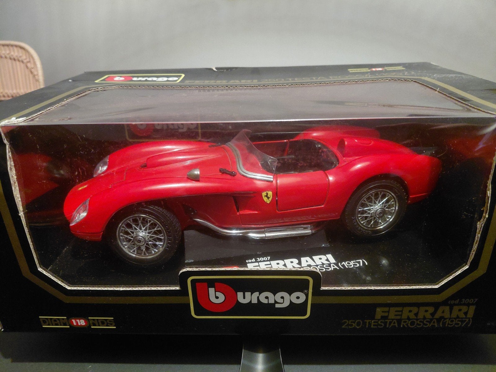 Burago - Ferrari 250 Testa Rossa, Enlèvement ou Envoi, Burago