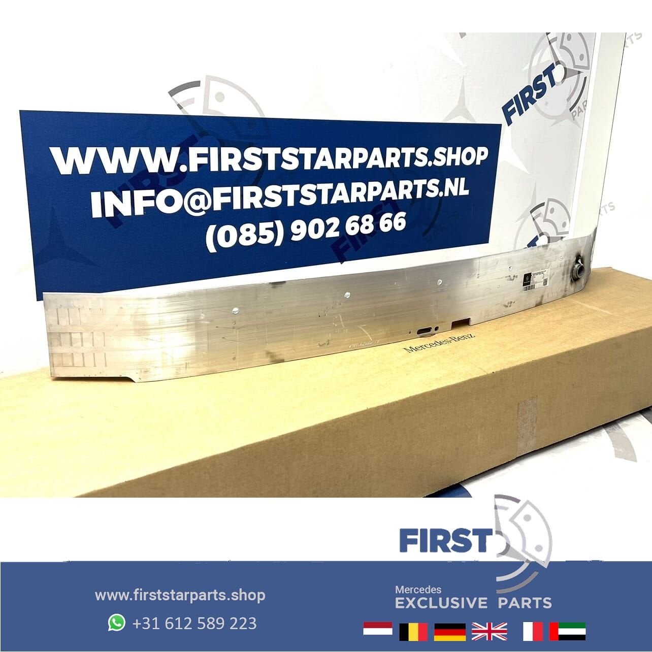 V177 W177 BUMPERBALK A1776202800 aluminum voorbumper BALK Me, Gebruikt, -, Voor, Ophalen of Verzenden