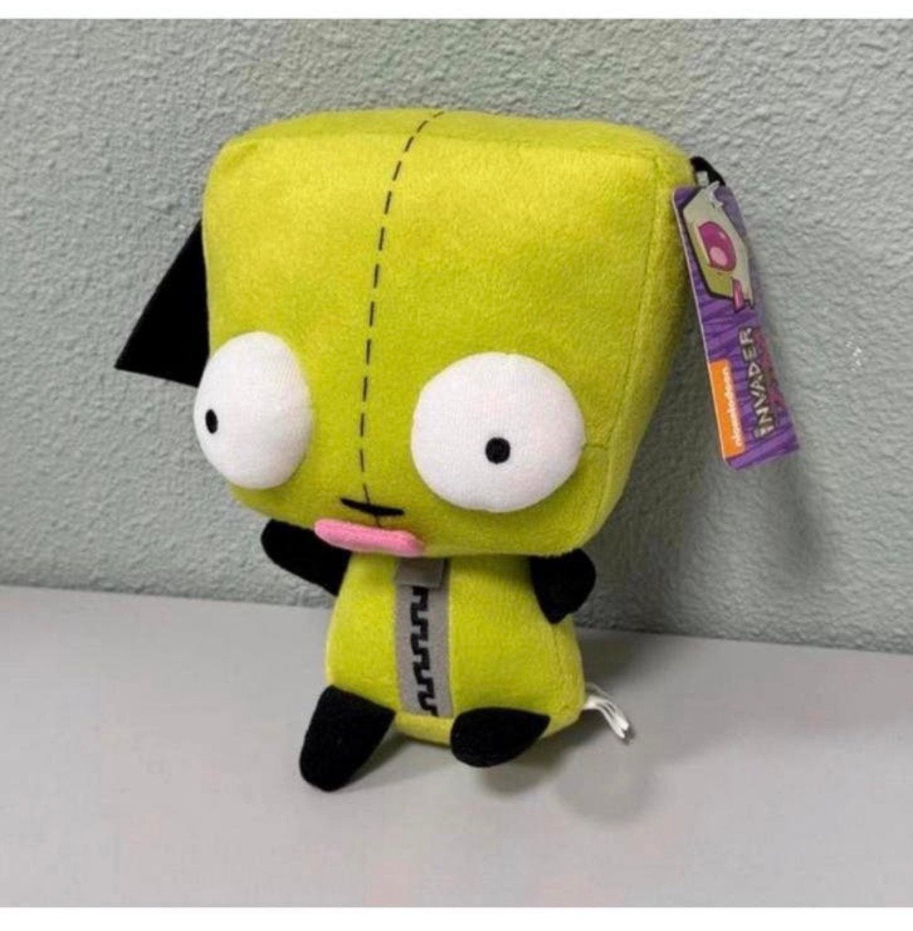 Zeldzaam, Pop van Nickelodeon Alien Invader Zim 8" plush, Verzamelen, Poppetjes en Figuurtjes, Ophalen of Verzenden, Nieuw