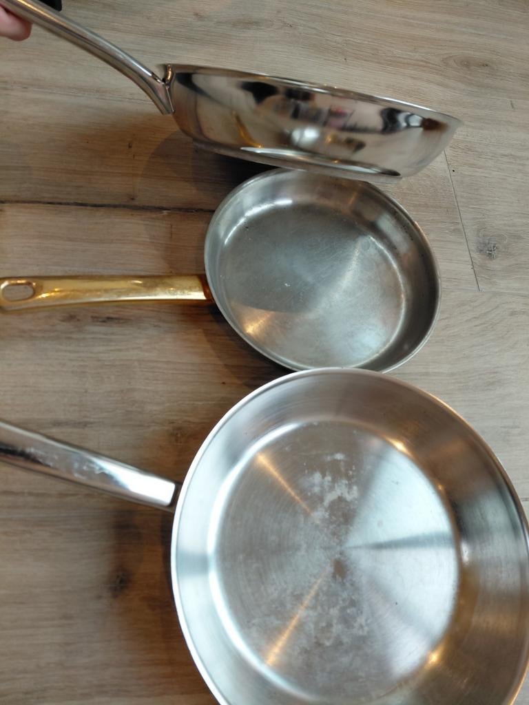 3 pannen demeyere, Huis en Inrichting, Ophalen