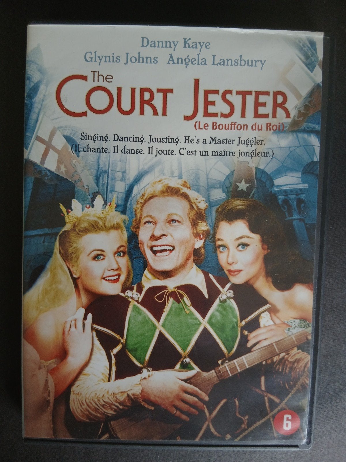 Court Jester (1955) Danny Kaye, Angela Lansburyverzending B-, Nederlands, Ophalen of Verzenden, Zo goed als nieuw, Komedie