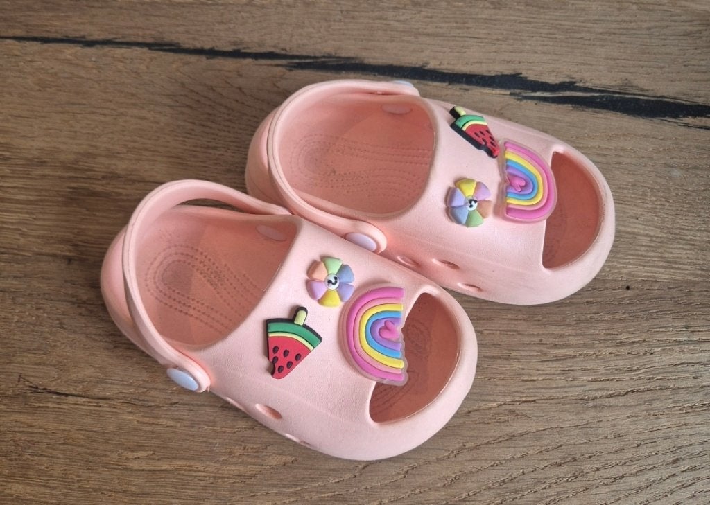 Clogs Crocs Roze Maat 22/23, Kleding | Dames, Schoenen, Verzenden, Sandalen of Muiltjes, Roze, Onbekend