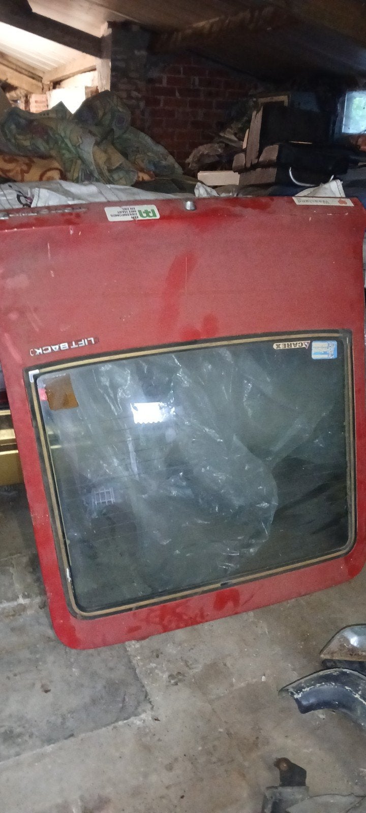 Toyota celica ta28, kofferkleppen, Ophalen