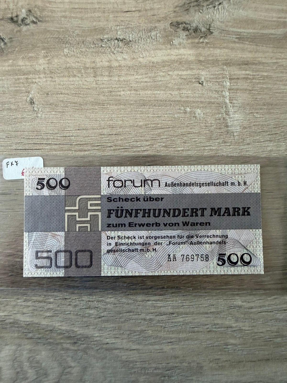 500 marks DDR, très beau !, Timbres & Monnaies, Billets de banque | Europe | Billets non-euro, Enlèvement ou Envoi