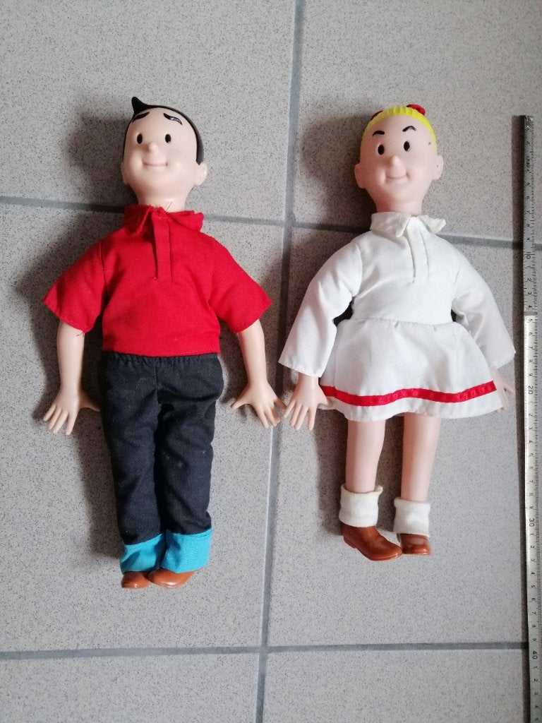 Suske en Wiske poppen, Ophalen of Verzenden, Suske en Wiske, Beeldje of Figuurtje