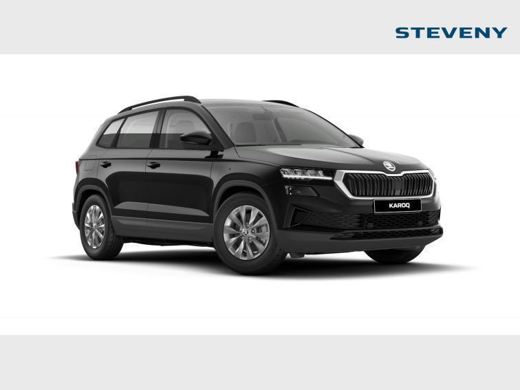 Skoda Karoq 1.0 TSI Family, Auto's, Skoda, Zwart, Karoq, Handgeschakeld, SUV of Terreinwagen