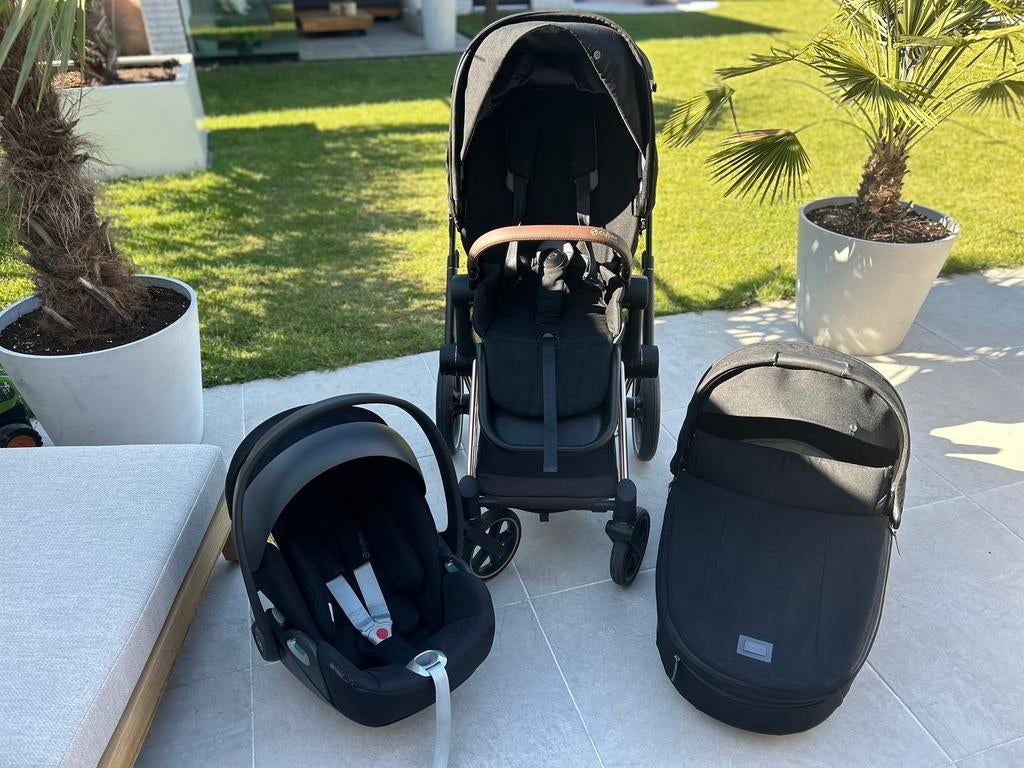 Cybex Priam pakket: koets + Maxicosy + draagmand, Ophalen, Zo goed als nieuw