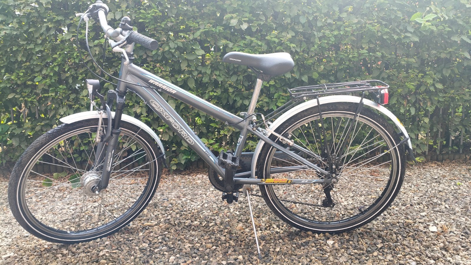 Oxford kinderfiets grijs / blauw, Enlèvement