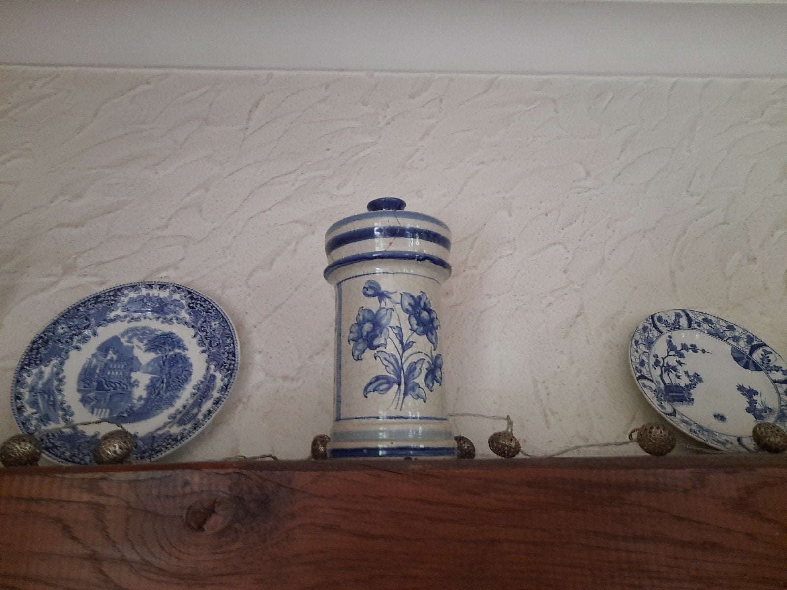 Verschillende Delfts blauwe keramiek., Antiquités & Art, Enlèvement