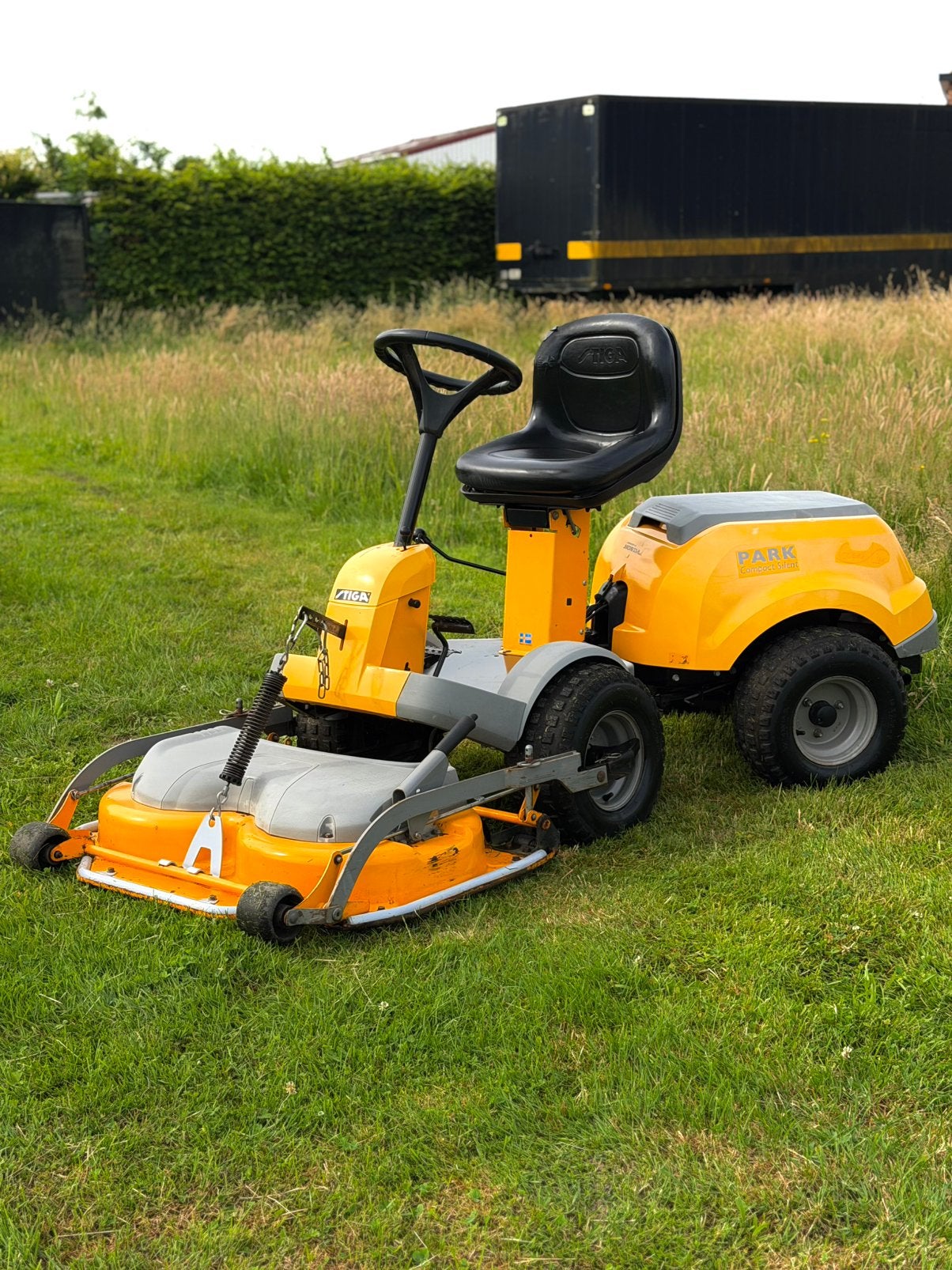 Stiga park honda motor, Enlèvement ou Envoi, Comme neuf, Fonction de mulching, 90 à 120 cm