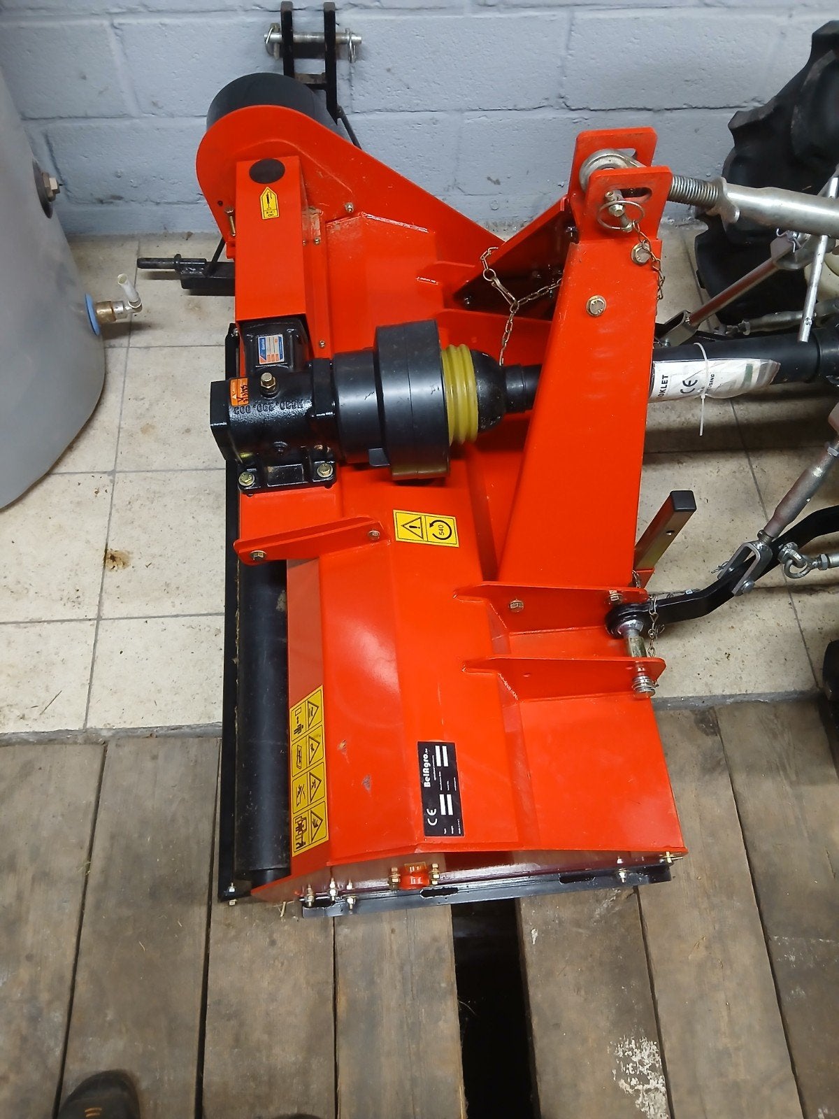klepelmaaier minitractor, Enlèvement, Utilisé