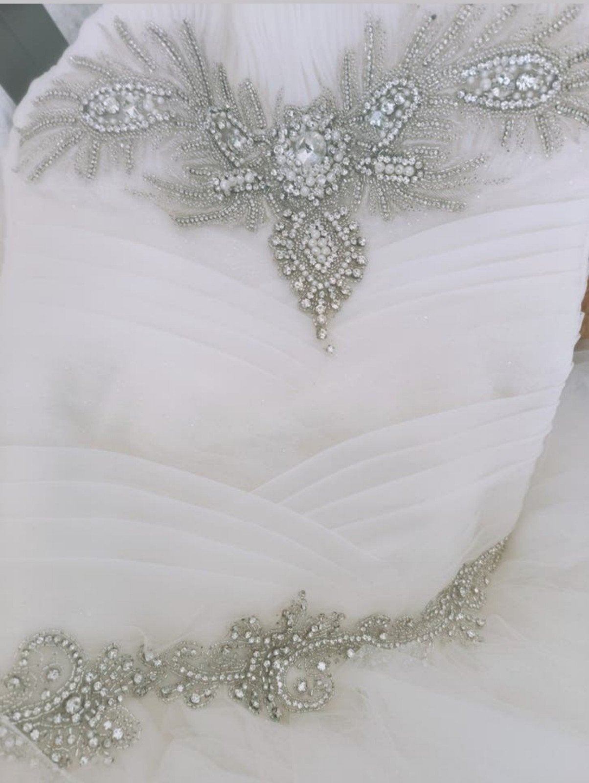 Robe de mariée taille S-M avec son voile et  accessoires.., Kleding | Dames, Trouwkleding en Trouwaccessoires, Ophalen, Accessoires