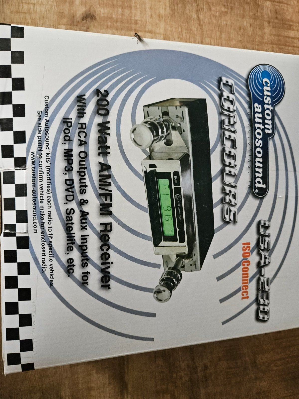 retro autoradio chevrolet - nieuw, Auto diversen, Ophalen of Verzenden, Nieuw