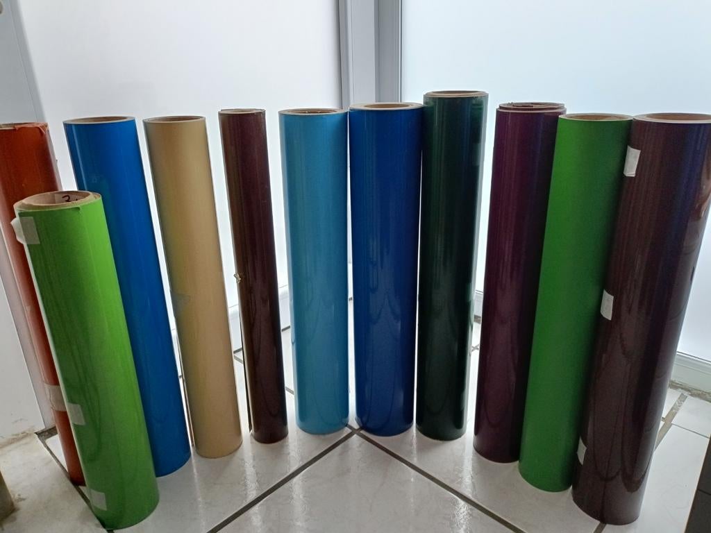 Lot vinyl folie voor bestickering en belettering, Ophalen