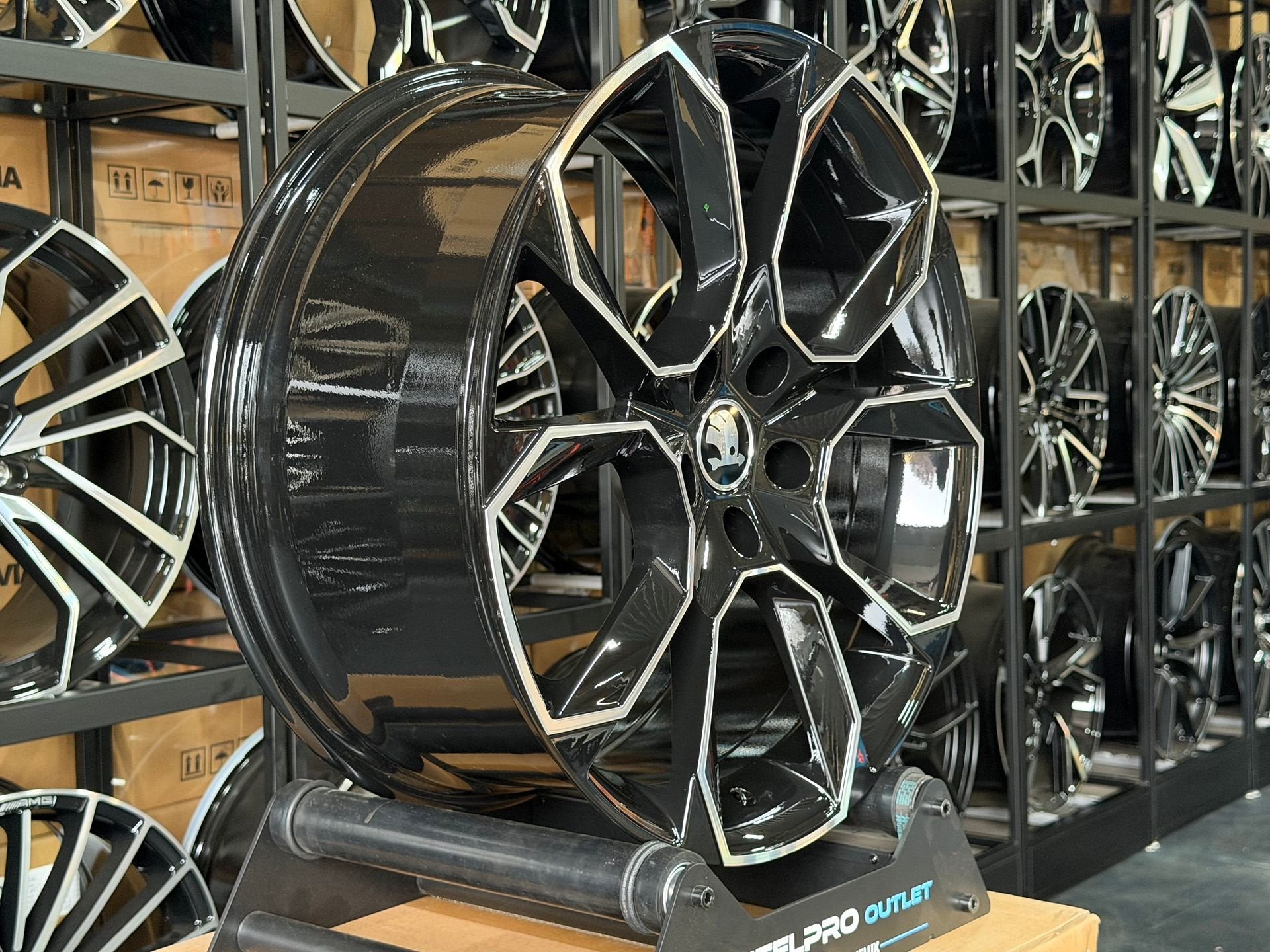 18" SKODA RS look velgen 5X112 SKODA OCTAVIA KODIAQ KAROQ VW, Auto-onderdelen, Banden en Velgen, Velg(en), -, -, Nieuw