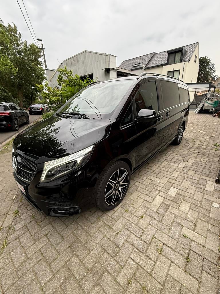Mercedes V300d 4matic amg line full option 7 zit, Autos, Cuir, Achat, 176 kW, Euro 6