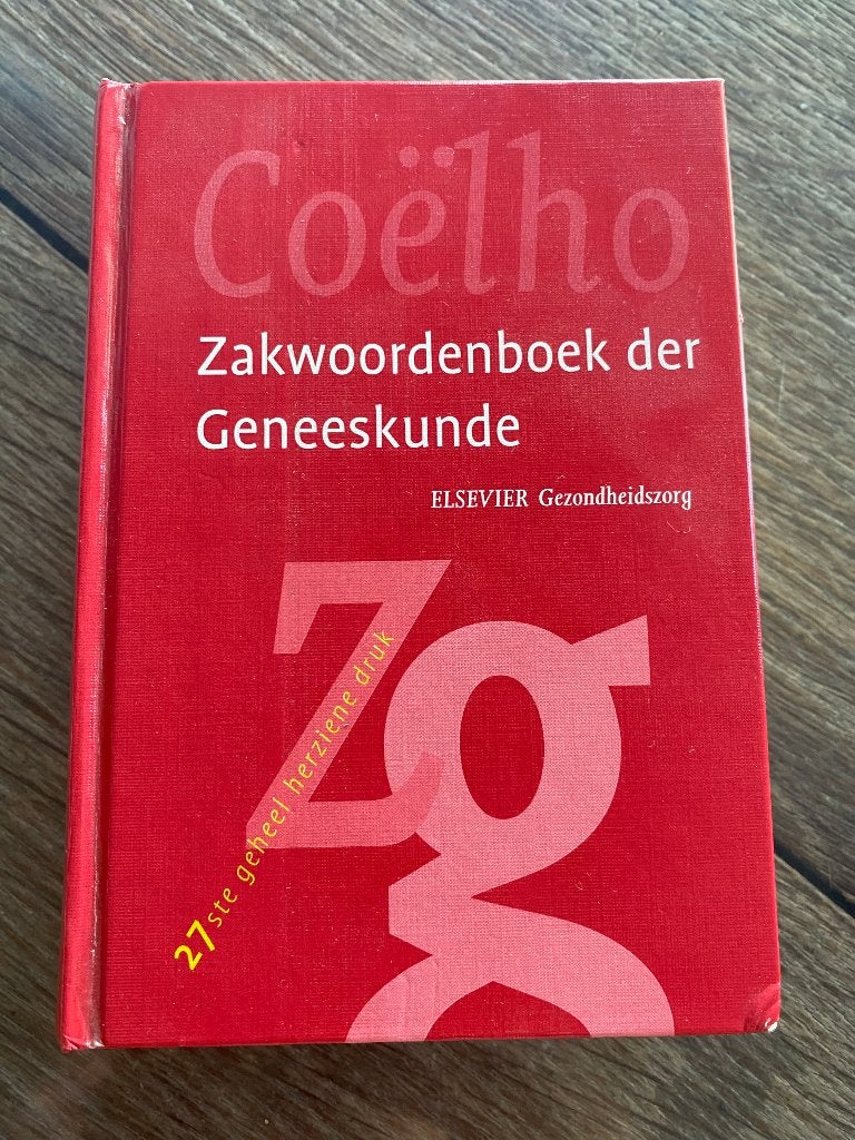 Coëlho: Zakwoordenboek der Geneeskunde, Boeken, Overige vakken, Ophalen of Verzenden, Zo goed als nieuw, Elsevier