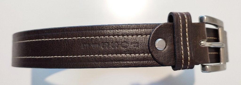 CEINTURE FOSSIL Cuir brun foncé 120 cm HOMME, Vêtements | Hommes, Ceintures, Neuf, Cuir véritable, 115 cm ou plus, Brun