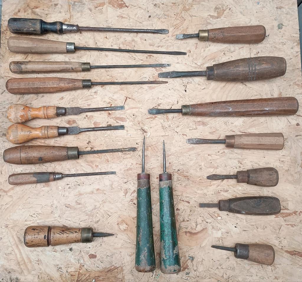 Antieke platte schroevendraaiers, Antiek en Kunst, Ophalen