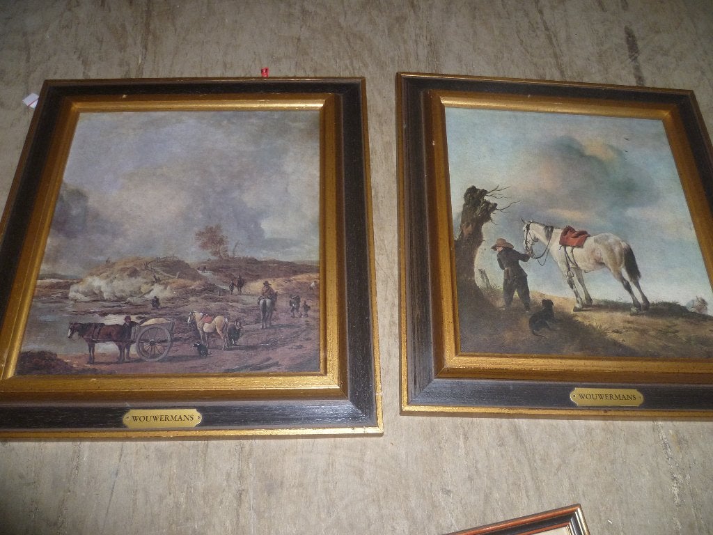 2 REPLICA SCHILDERIJEN, Enlèvement