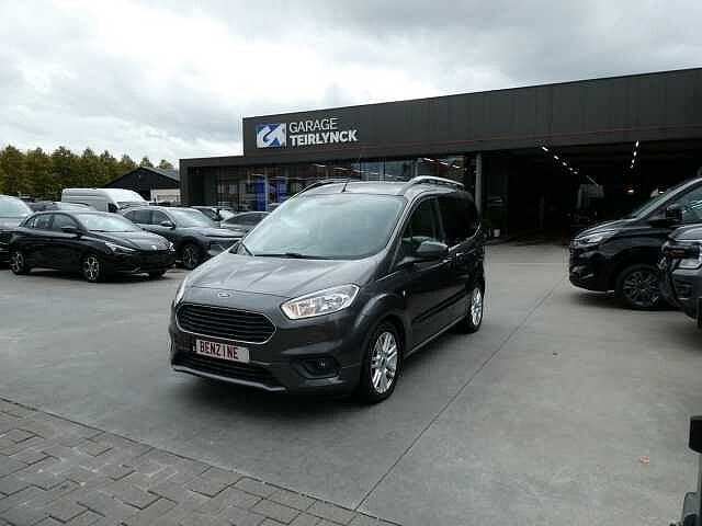 Ford Tourneo Courier 1.0 i benzine 100pk Limited Luxe, Autos, Argent ou Gris, Achat, Euro 6, Entreprise
