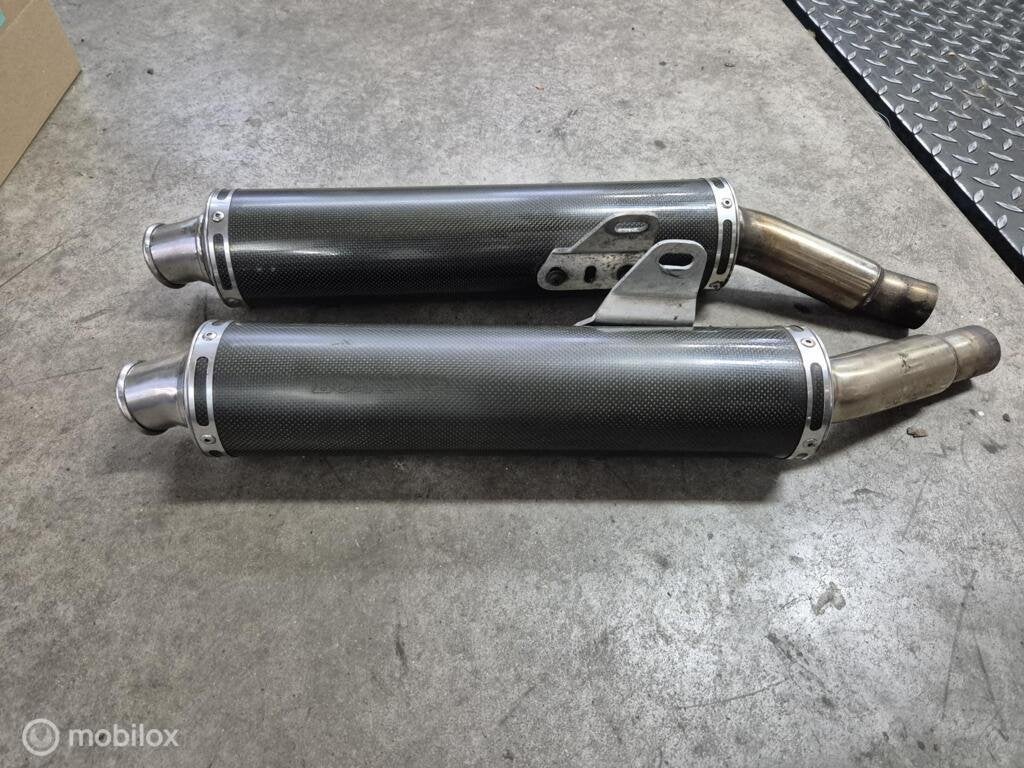 UBos carbon dempers uitlaten Monster 600 620 750 900 695 S4, Motoren, Gebruikt, Factorystore.service@ducati.com, Ophalen of Verzenden