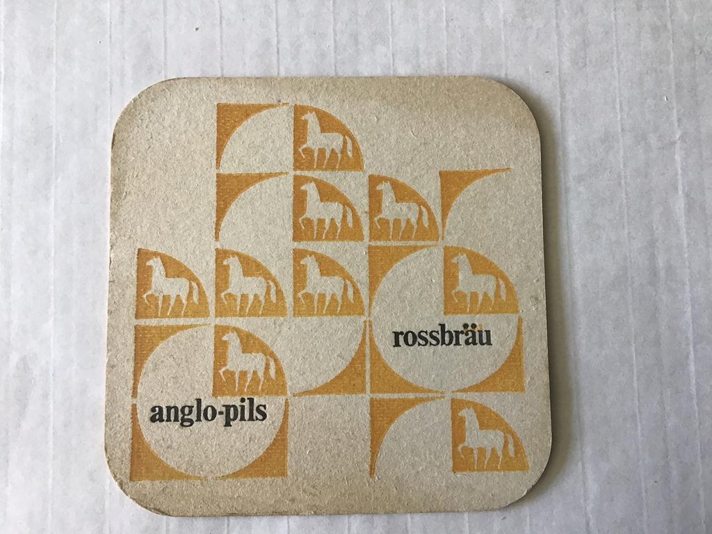 Bierviltje Anglo-Pils Rosbräu, Verzamelen, Biermerken, Ophalen, Gebruikt, Viltje(s)