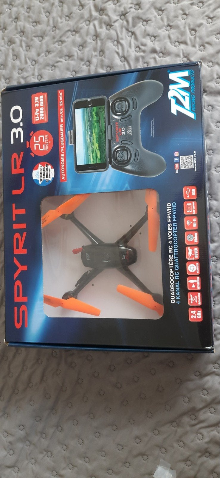 Drone T2M Spyrit T5146, RTF (Ready to Fly), Comme neuf, Enlèvement, Quadricoptère ou Multicoptère