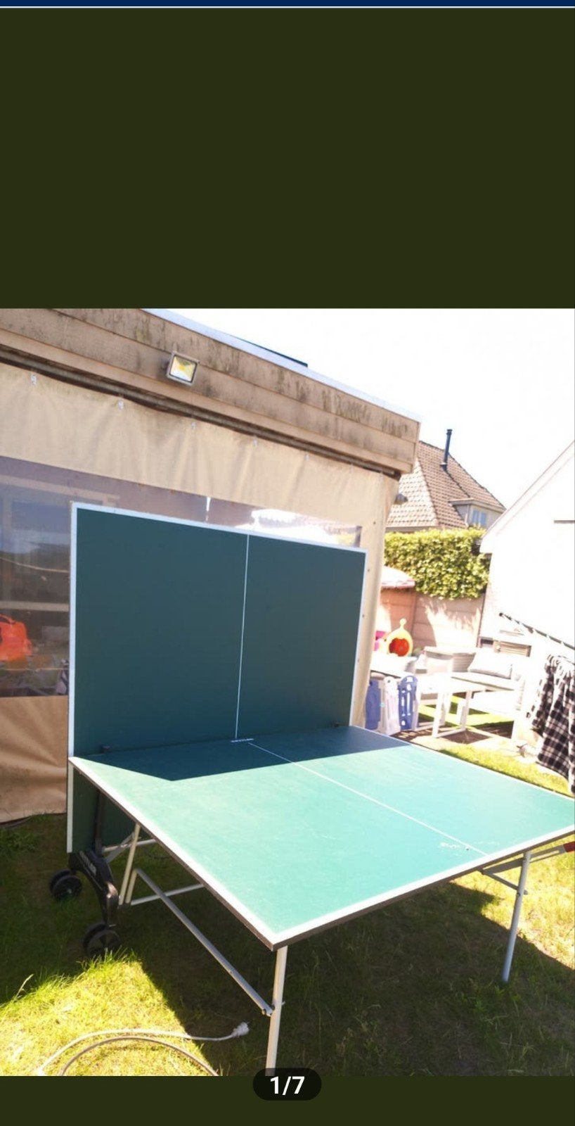 Table de ping Kettler en très bon état., Enlèvement, Utilisé, Table d'intérieur, Pliante