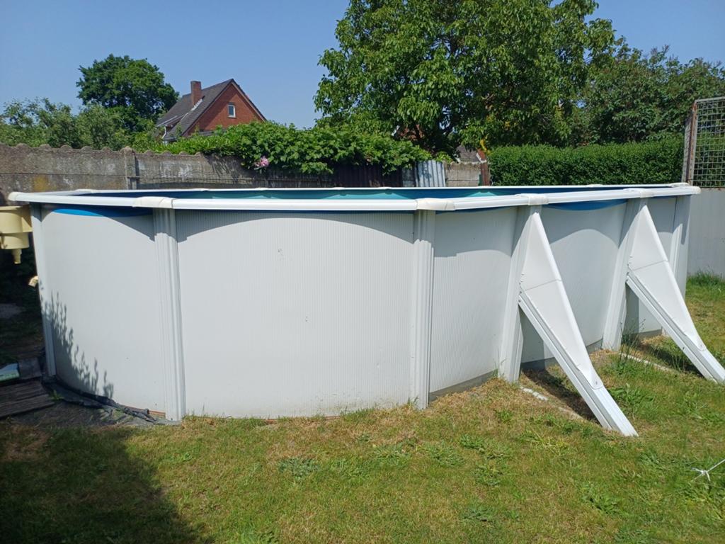 Groot compleet in- of opbouwzwembad gre fidji, Ophalen, Ovaal