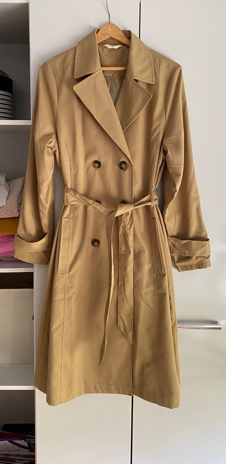 Trench coat Zeeman T 38 Camei, Kleding | Dames, Ophalen, Zo goed als nieuw