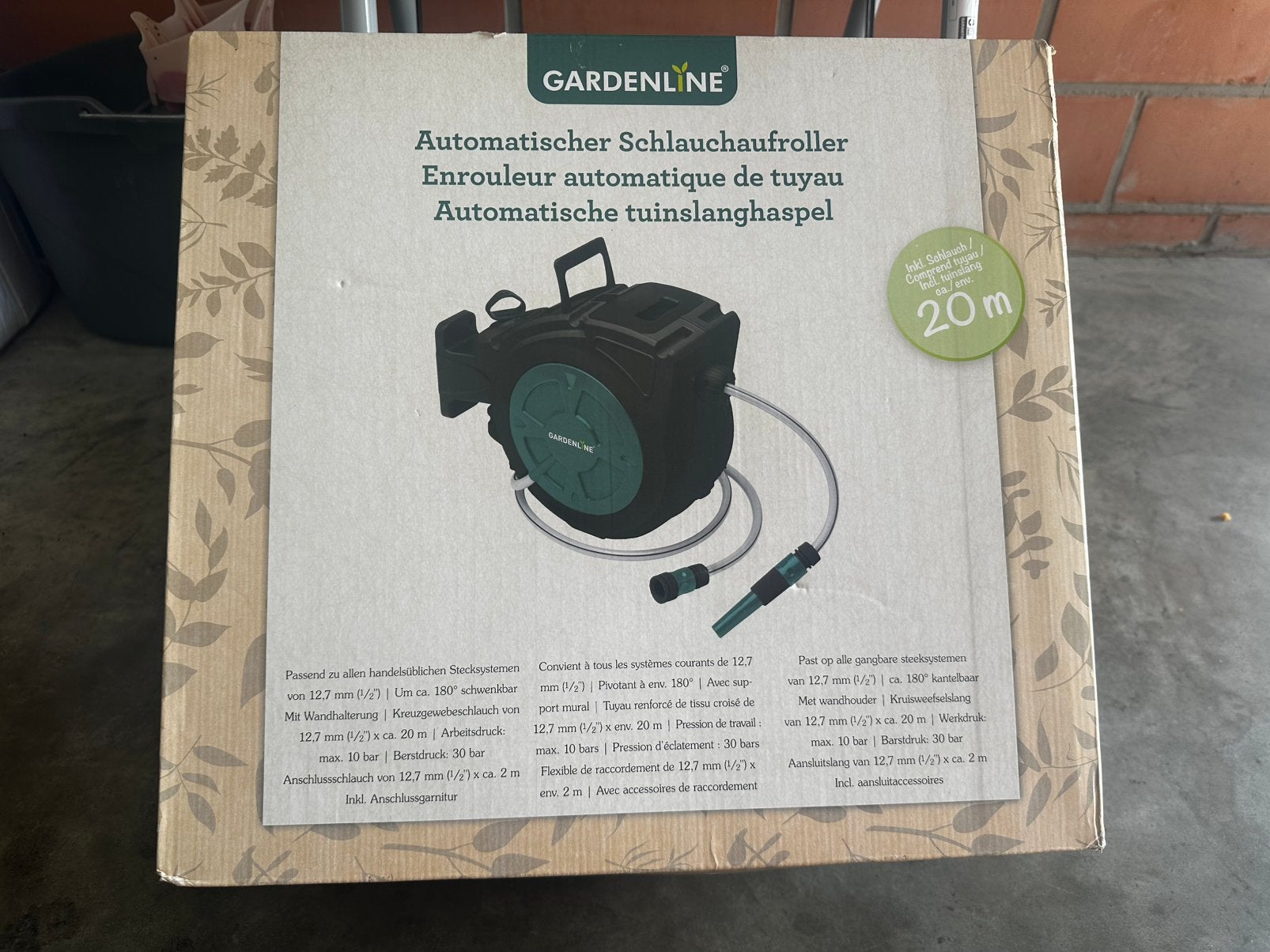 Automatisch tuinslang van 20 nog nieuw, Enlèvement ou Envoi, Neuf, Tuyau d'arrosage