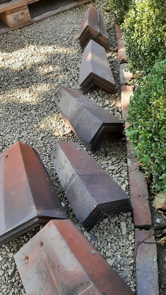 Lot rustieke tegelpannen, Rouge, Pierre ou Argile, Enlèvement, Utilisé