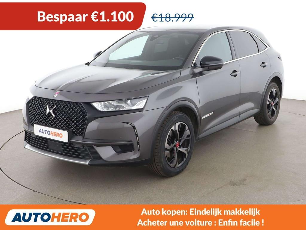 DS Automobiles DS 7 Crossback 1.6 PureTech Performance Line, Auto's, Gebruikt, Elektronische parkeerrem, Alcantara, 181 pk