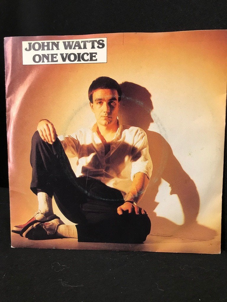 JOHN WATTS "One Voice" Single, Rock, Gebruikt, Originele persing, 7 inch