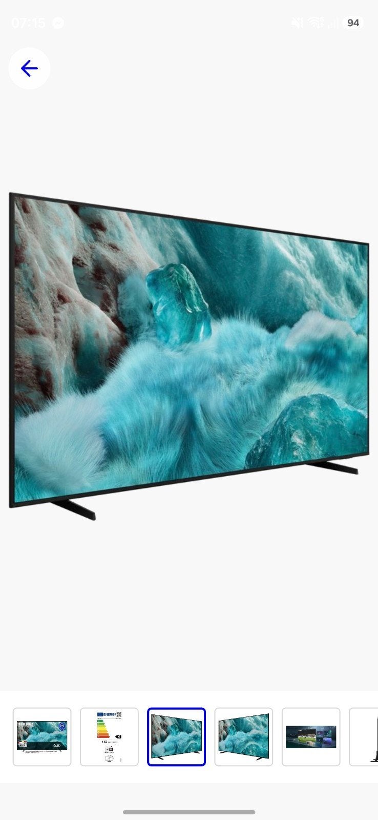 Samsung QLED 85 pouces, TV, Hi-fi & Vidéo, Enlèvement, QLED, Samsung